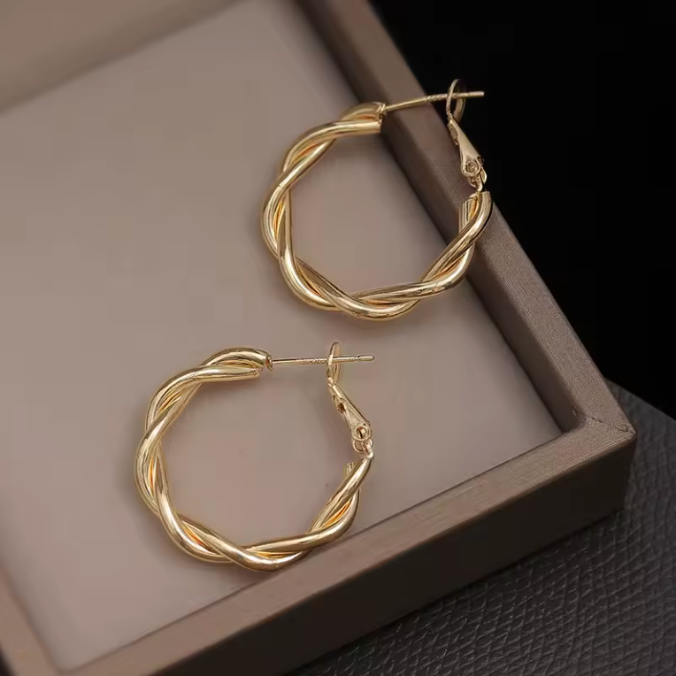 Bianca™ - Preciosos Pendientes de Oro 14k