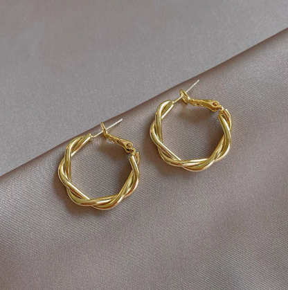 Bianca™ - Preciosos Pendientes de Oro 14k